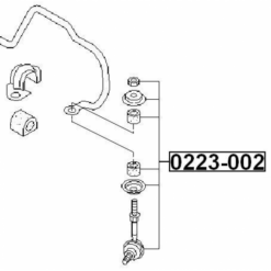 Alternative view of FRONT STABILIZER LINK / SWAY BAR LINK