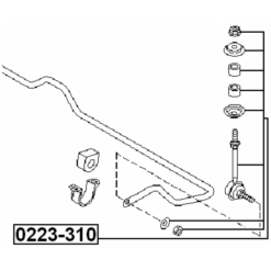 Alternative view of FRONT STABILIZER LINK / SWAY BAR LINK