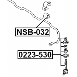 Alternative view of FRONT STABILIZER LINK / SWAY BAR LINK