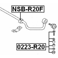 Alternative view of FRONT STABILIZER LINK / SWAY BAR LINK
