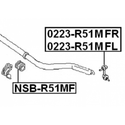 Alternative view of FRONT RIGHT STABILIZER LINK / SWAY BAR LINK