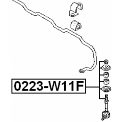 Alternative view of FRONT STABILIZER LINK / SWAY BAR LINK