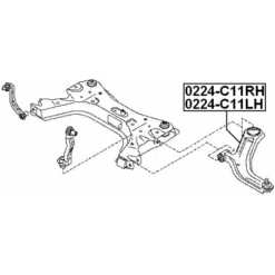Alternative view of RIGHT FRONT ARM