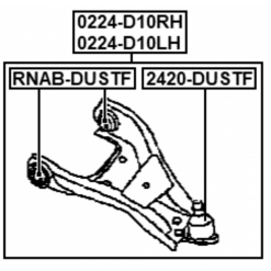 Alternative view of RIGHT FRONT ARM