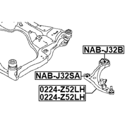 Alternative view of LEFT FRONT ARM