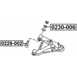 Alternative view of CAMBER ADJUSTING ECCENTRIC BOLT