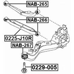 Alternative view of CAMBER ADJUSTING ECCENTRIC BOLT