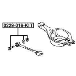 Alternative view of REPAIR KIT, CAMBER ADJUSTING ECCENTRIC BOLT
