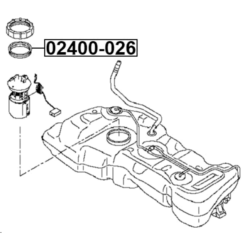 Alternative view of O-RING FUEL PUMP