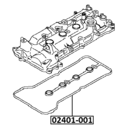 Alternative view of VALVE COVER GASKET