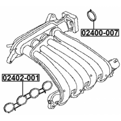 Alternative view of INTAKE MANIFOLD GASKET