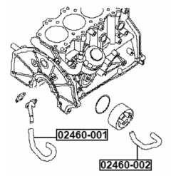 Alternative view of RADIATOR HOSE