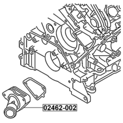 Alternative view of THERMOSTAT 82°C