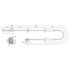Alternative view of ABS SENSOR FRONT