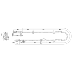 Alternative view of ABS SENSOR FRONT RIGHT