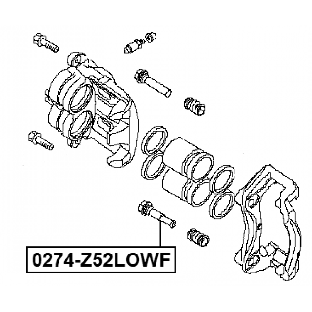 FRONT CALIPER SLIDE PIN - Image 2