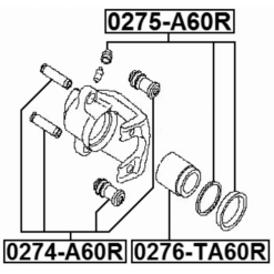 Alternative view of REAR BRAKE CALIPER REPAIR KIT (SET FOR TWO SIDES)