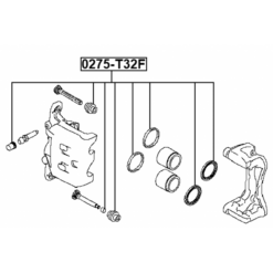 Alternative view of FRONT BRAKE CALIPER REPAIR KIT (SET FOR TWO SIDES)