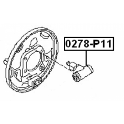 Alternative view of REAR WHEEL BRAKE CYLINDER