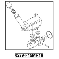 Alternative view of BRAKE MASTER CYLINDER