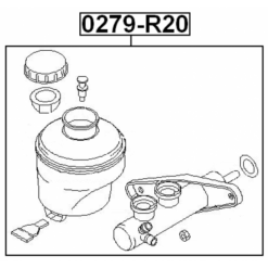 Alternative view of BRAKE MASTER CYLINDER