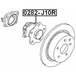 Alternative view of REAR WHEEL HUB