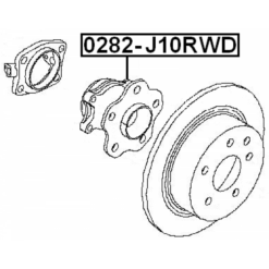Alternative view of REAR WHEEL HUB