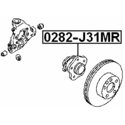 Alternative view of REAR WHEEL HUB