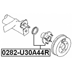 Alternative view of REAR WHEEL HUB