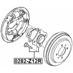 Alternative view of REAR WHEEL HUB