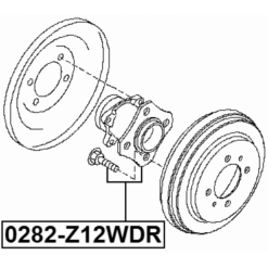 Alternative view of REAR WHEEL HUB