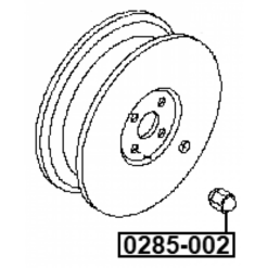 Alternative view of WHEEL NUT M14X1.5 L42.3