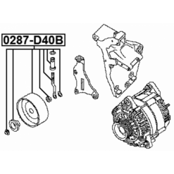 Alternative view of PULLEY TENSIONER KIT