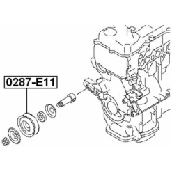 Alternative view of TENSION PULLEY