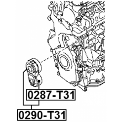 Alternative view of PULLEY TENSIONER KIT