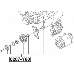 Alternative view of PULLEY TENSIONER KIT