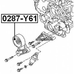 Alternative view of PULLEY TENSIONER KIT