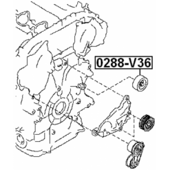 Alternative view of PULLEY IDLER KIT