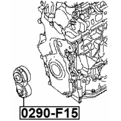 Alternative view of BELT TENSIONER