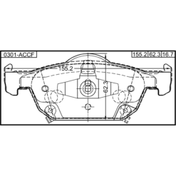 Alternative view of PAD KIT, DISC BRAKE, FRONT