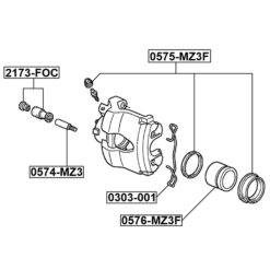 Alternative view of ANTI-RATTLE SPRING, DISC BRAKE PADS