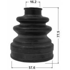 Alternative view of BOOT OUTER CV JOINT KIT 57.6X77.5X16.2