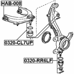 Alternative view of BALL JOINT FRONT LOWER ARM