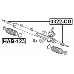 Alternative view of STEERING TIE ROD