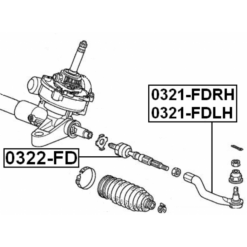 Alternative view of STEERING TIE ROD