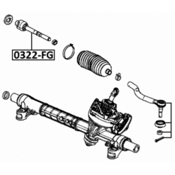 Alternative view of STEERING TIE ROD