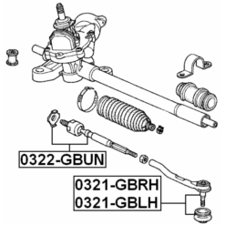 Alternative view of STEERING TIE ROD