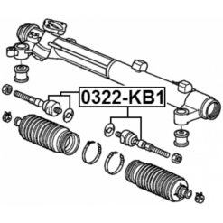 Alternative view of STEERING TIE ROD