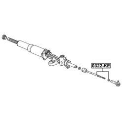 Alternative view of STEERING TIE ROD