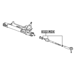Alternative view of STEERING TIE ROD